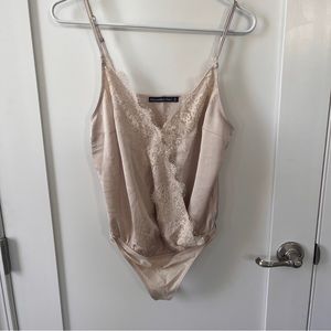 Abercrombie & Fitch lace satin body suit